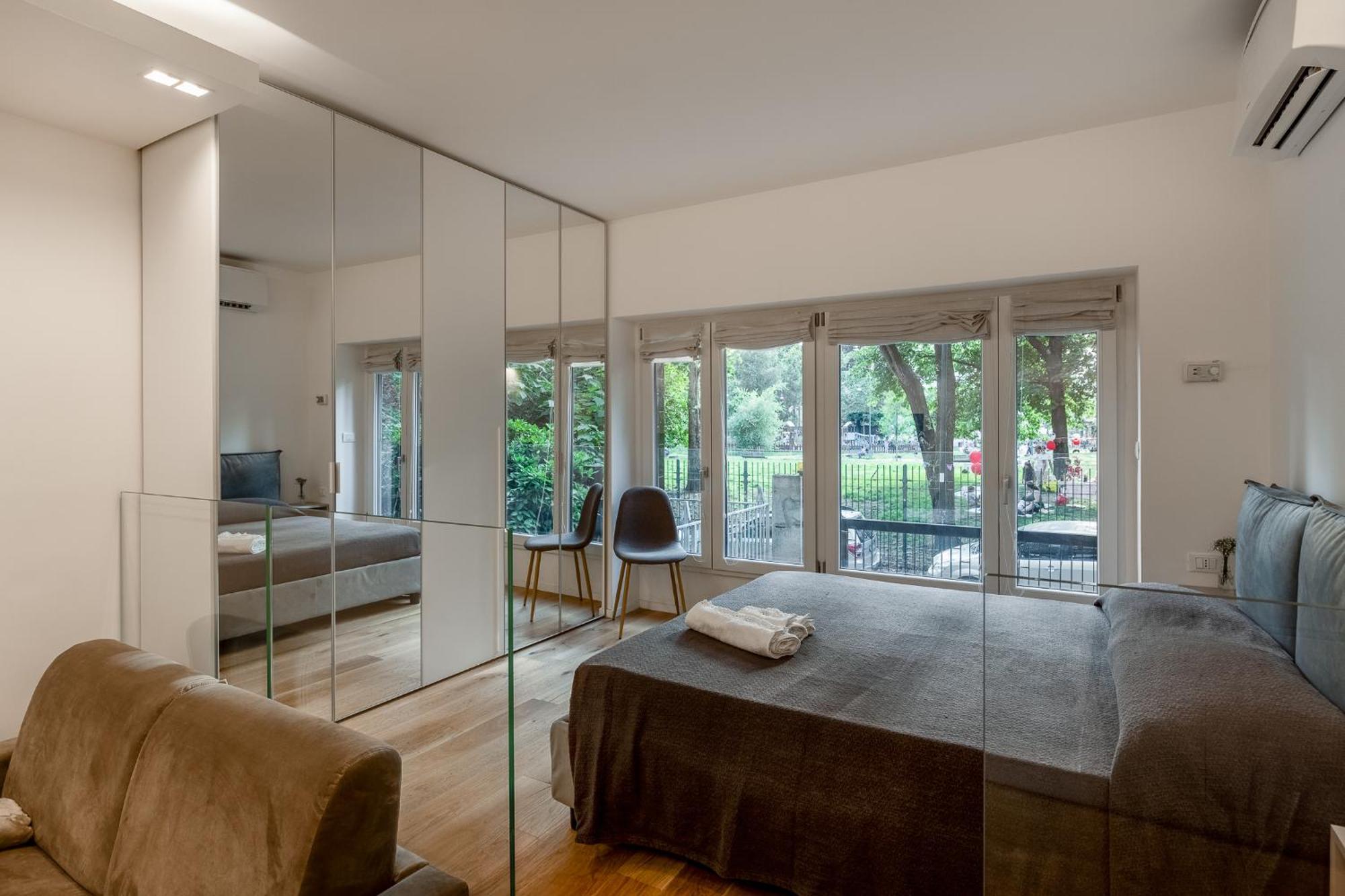 Appartamento In Centro Vista Parco - Biancospino Apartments ミラノ エクステリア 写真
